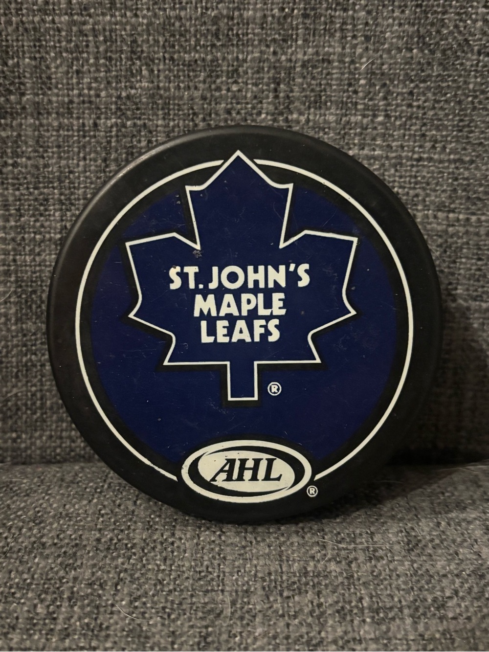 St. John’s Maple Leafs AHL Hockey Puck